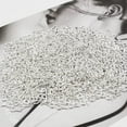 thumbnail image 3 of 1000 PCS DaKuan 10mm x 5mm Mini Metal Hoop Peg Screw Eye Pin Hook, Threaded Silver Eye Screws for Arts DIY Making (Silver), 3 of 9