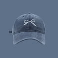thumbnail image 2 of Hats for Men Baseball Cap Distressed Letter Embroidery Baseball Cap Adjustable Snapback Hat For Men And Women Casual Summer Headwear, 2 of 3