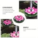 thumbnail image 2 of Fuente Solar Estanque Fuentes de Baño para Pájaros Al Aire Libre Jardín Flotante de Energía Solar (Rosa), 2 of 5