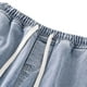 thumbnail image 5 of Pantalones de hombre, pantalones térmicos para hombre, pantalones de nieve, pantalones de invierno con forro polar cálido, pantalones vaqueros térmicos de felpa con pierna recta., 5 of 8