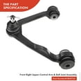 thumbnail image 6 of A-Premium Front Right Upper Control Arm with Ball Joint Compatible with Ford F-150 97-03 F-250 97-99 Expedition 97-02 Lincoln Navigator 98-02 4WD Model, 6 of 9