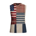 thumbnail image 5 of GrmtClth Mens Usa Flag Hooded Tank Tops Patriotic 1776-2026 Lightweight Gym Hoodie Sleeveless Comfy Muscle Shirt Athletic Bodybuilding Clothing Watermelon Red 2XL, 5 of 7