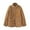 Khaki, variant on Ladies Barn Jacket Fleece Yellow Coat Fashion Winter Jackets for Women M