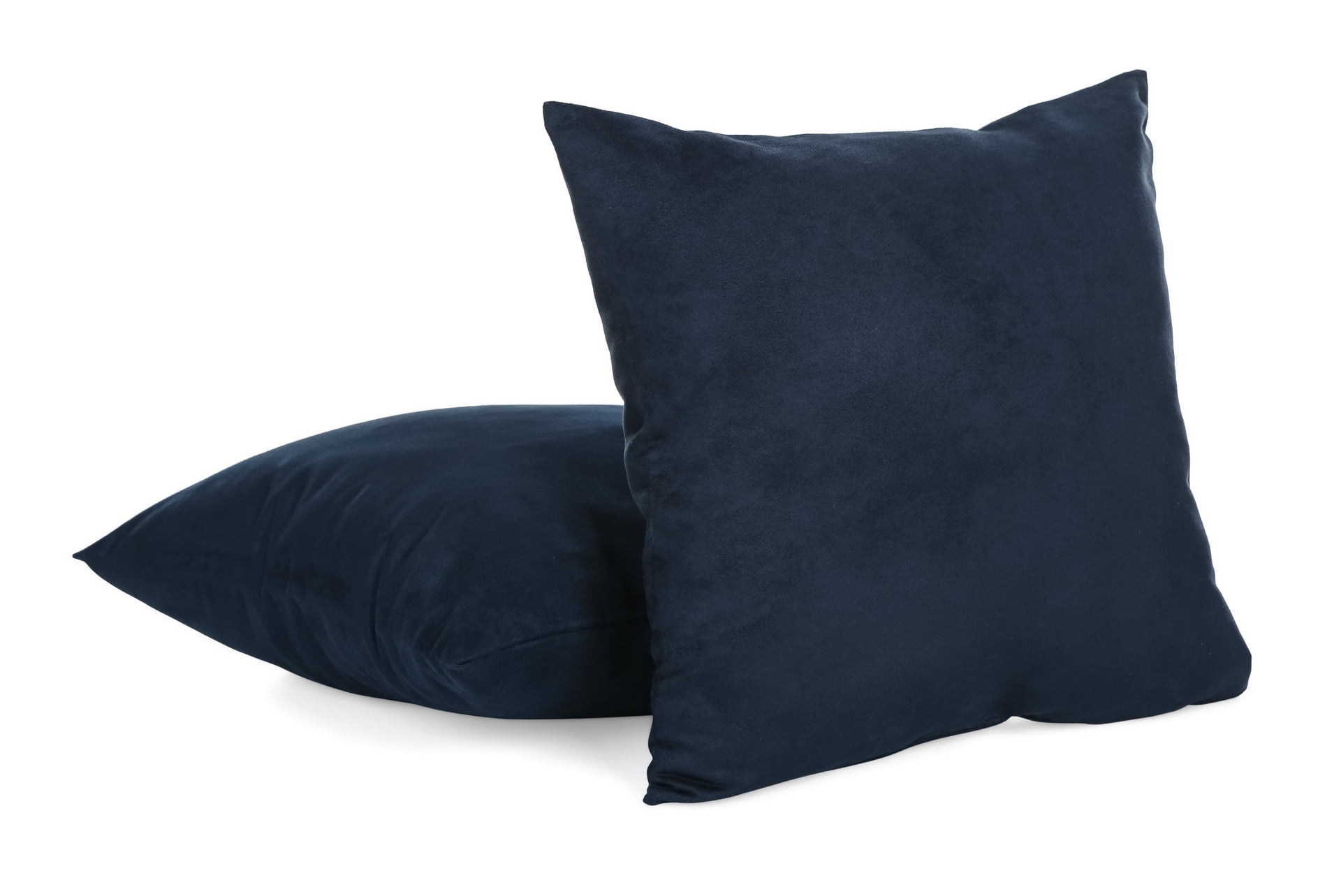 Pack of 2 Solid Faux Suede Decorative Throw Pillow CoversHidden Zipper