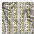 thumbnail image 4 of Soimoi Cotton Cambric Green Fabric By the Yard - 42 Inch Wide - Geometric Material - Artistic and Modern Patterns for Various Uses Printed Fabric, 4 of 6