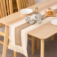 thumbnail image 3 of CSChome Table Runner Table Runner Farmhouse Table Runner Short Tassels Super Soft Wear Resistant Long Washable Dinning Table Cover Tablecloth Tablecloth, 3 of 6