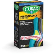 Curad Performance Series Colored Antibacterial Fabric Bandages 20CT