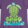 thumbnail image 3 of Instant Message - Cabo Mexico Sea Turtle  - Toddler & Youth Girls Short Sleeve Graphic T-Shirt, 3 of 6
