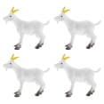 thumbnail image 3 of Animal Goat Model Mini Simulation PVC Farm Animals Goats Sheep Model Ornaments Lifelike Appearance Desktop Display 4Pcs, 3 of 5
