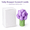 Purple, variant on Tulip Bouquet Scented Candle, Flower Shaped Decorative Candle for Women, Floral Soy Blend Wax Candle Gift for Birthday, Bridesmaid, Mother’s Day, Wedding Favor, Home Desk Decor