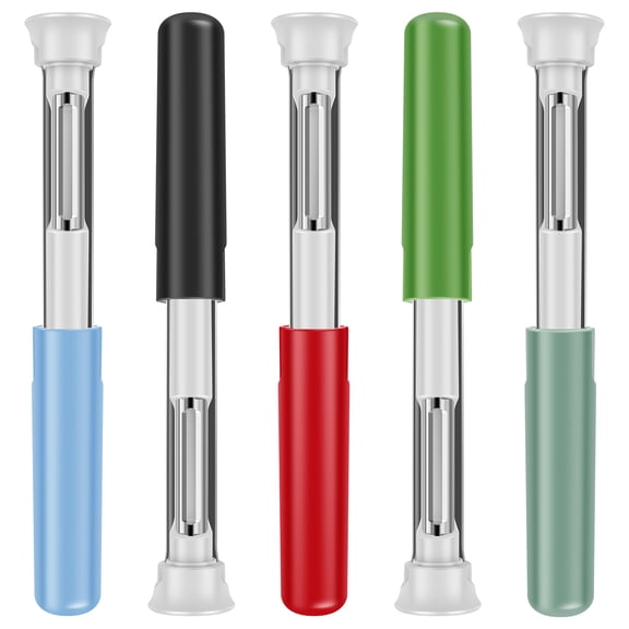 NUAHRHY 5Pcs Fruit Corer and Peeler 2 in 1 Corer Remover Stainless Steel Fruit Core Removal Tool Handheld Pear Core Remover Reusable Fruit Corer Tool for Fruit Pear Bell Peppers