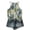 Army Green, variant on Womens Halter Tops Back Bow Tie Sleeveless Blouse Casual Loose Fit Keyhole Back Bohemian Print Camisole for Daily Wear Black XL