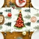 thumbnail image 5 of Camino de mesa navideño con árboles y copos de nieve. Decoración invernal para la cocina y el comedor, ideal para fiestas en interiores y exteriores. Medidas: 33 x 183 cm (13 x 72 pulgadas). Material:, 5 of 6
