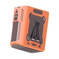 thumbnail image 4 of Ventilador de mini cintura ventilador personal cómodo liviano potente ventilador de cinturón de viento 5 velocidades para jardinería acampando mochila Naranja, 4 of 8
