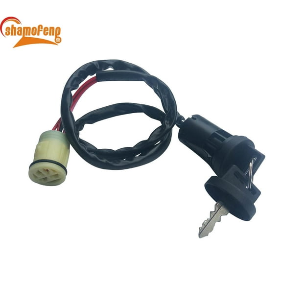 shamofeng Ignition Key Switch for Honda TRX420 TRX450 Rancher Rancher 350 400 420 Foreman 500 TRX500FM  TRX350FM 4x4 2000-2006 Replace 35100-HP5-600 35100-HP0-A71