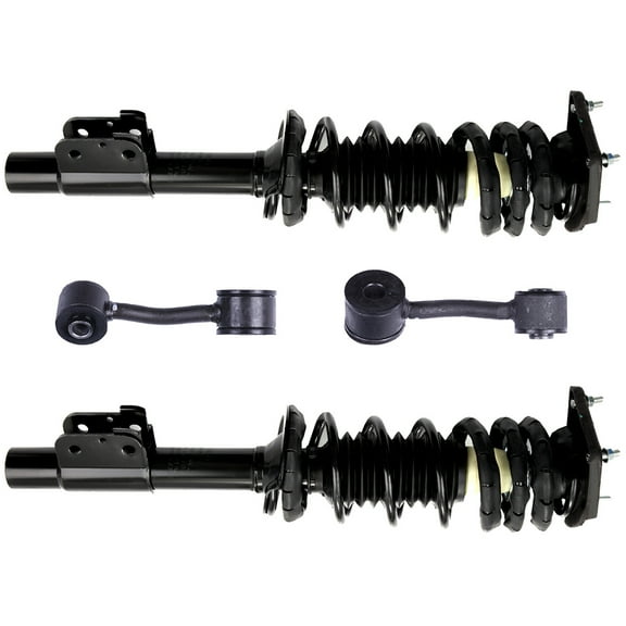ECCPP Rear Strut Spring Assembly, Stabilizer Bar Link Fit for 2004 2005 for Chevrolet Classic, 2001 2002 2003 for Chevrolet Malibu, 1999 2000 2001 2002 2003 2004 for Oldsmobile Alero Set of 4