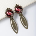 thumbnail image 4 of Rose Vintage Copper-Colored Lace Bookmarks: Stainless Steel Gifts for Readers and Book Lovers - Set of 2 Bookmarks, 4 of 5