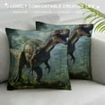 thumbnail image 3 of COMIO 20x20 Inch Tyrannosaurus Rex Pillow Covers Lightweight and Soft Decorative Square Throw Pillow Cases for Sofa Car Pillowcase, 3 of 5