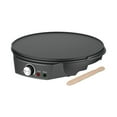 thumbnail image 4 of 12" Electric Crepe Machine and Griddle 110V Plug Compact for Small Kitchen, 4 of 9