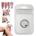 thumbnail image 2 of Professional Ring-Shaped Cat Eye Nail â 2-in-1 Double-Head Tool for Heart & French Designs â Strong Wand for Velvet & Wide Beam Gel Polish Effects, 2 of 7