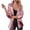 #02 Hot Pink, variant on Women's Sequins Blazer Solid Color Sparkle Glitter Long Sleeves Open Front Jacket Lapel Coat for Party Club Fitted Blazer Bomber Jacket Casual Lightweight Goth Special Occasions Wedding