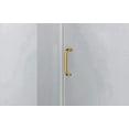 thumbnail image 6 of Genius Frameless Shower Door plus W57' - 61'' * H76'' side panel in Gold premium hardware finish, low iron tempered glass included(60 3/4''), 6 of 6