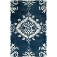 thumbnail image 6 of SAFAVIEH Stone Wash STW235B Hand-knotted Indigo Rug, 6 of 9