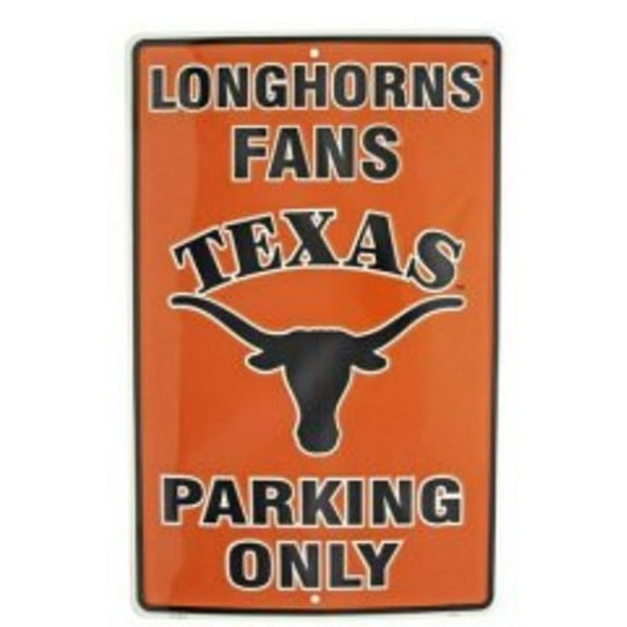 Texas Longhorns Metal Parking Sign