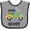 Heather and Black, variant on Inktastic Scooter Bike Gotta Scoot Boys or Girls Baby Bib