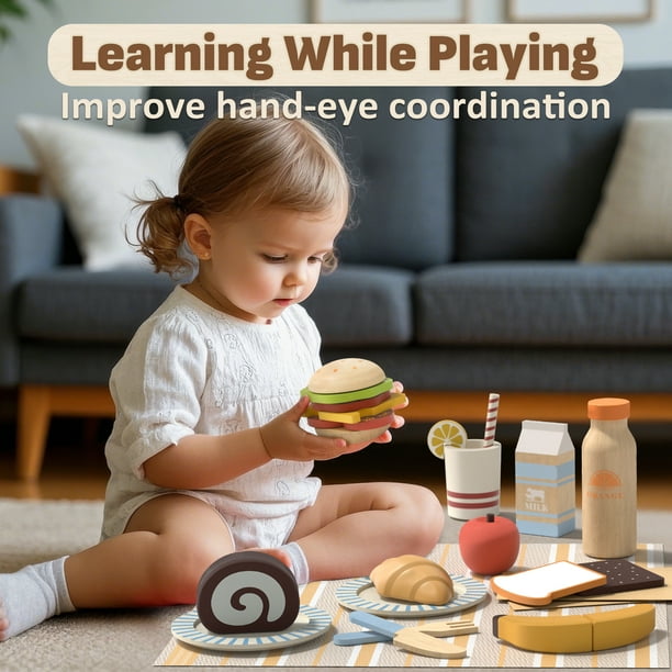 Cuisine de jeu en bois de luxe – Cuisine Montessori entièrement équipée avec lave-vaisselle, four et accessoires, cadeau d'anniversaire - Canada Cuisine de jeu en bois de luxe – Cuisine Montessori entièrement équipée avec lave-vaisselle, four et accessoires, cadeau d'anniversaire - Canada