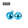 thumbnail image 3 of Cascabel Campanas, 14mm 24 Piezas Pequeñas Campanas para Artesanía Bricolaje Navidad, Azul, 3 of 5