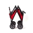 thumbnail image 3 of Seina Chariot de Jardin Pliant Portable en Acier Capacité 150lb, Rouge (3 Pack), 3 of 8