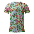 thumbnail image 5 of Costumes pour Hommes / Catégorie de Produits spotlight Ensembles de Costume pour Hommes Printemps et Automne Floral T-Shirt à Manches Longues avec Col Rond et Bas Coordonnés Tendance Mode Moderne, 5 of 5