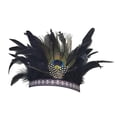 thumbnail image 2 of Tocado de plumas, accesorio para fotos, sombrero decorativo de jefe indio americano para Adultos, 2 of 9
