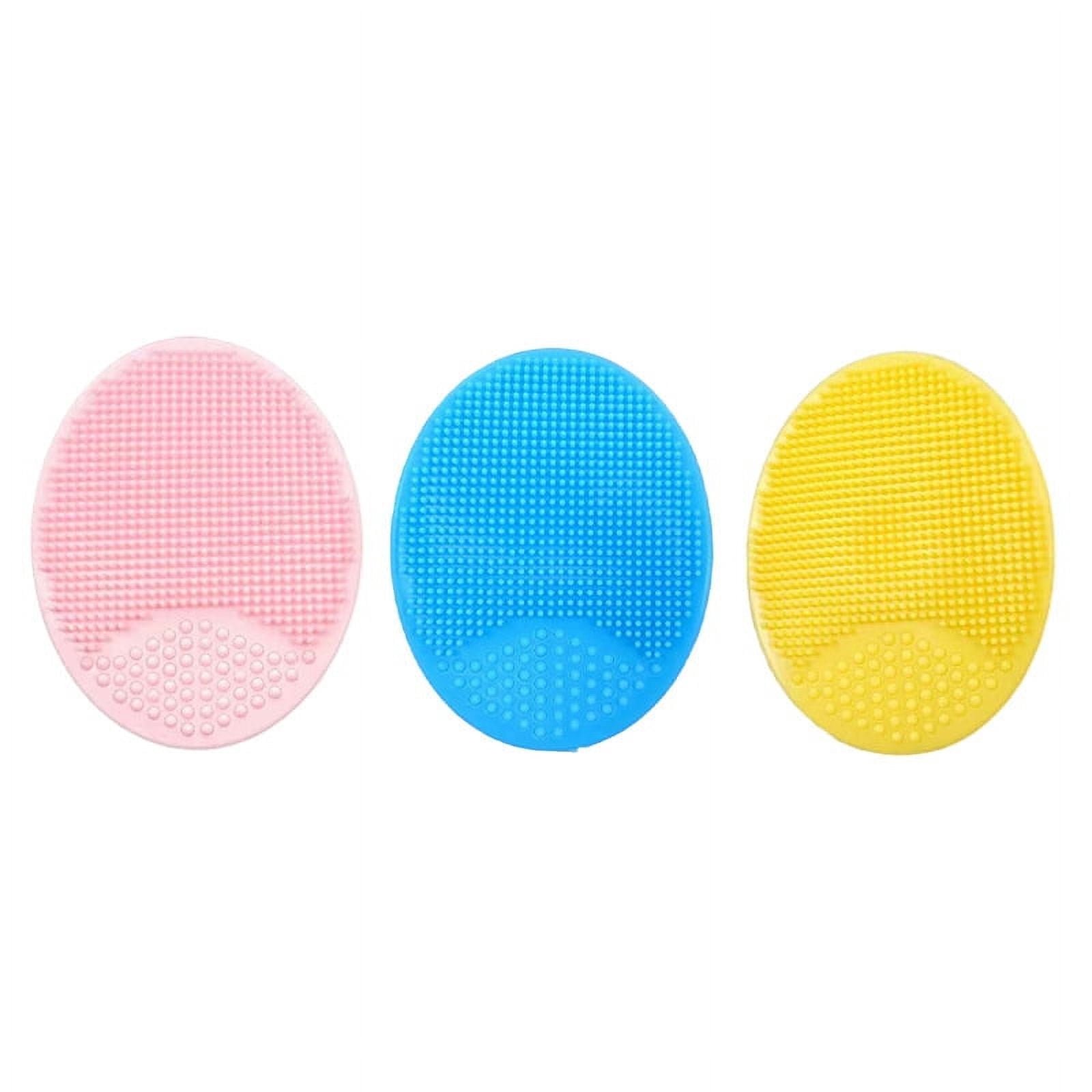 Soft Silicone Cleansing Brush Pore Blackhead Exfoliating Scrub For All Kinds Of Skin In Five Color Combo Set
