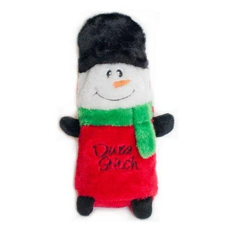 ZippyPaws Holiday Buddie Snowman Squeaky Plush No Stuffing