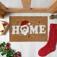 thumbnail image 2 of GQDIN Merry Christmas Doormat Christmas Tree Santa Snowflake Decorate Welcome Mat Holiday Front Door Decor Non-Slip Entrance Rug Home Decor Gift For Family Friends Indoor Outdoor Use, 2 of 4