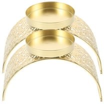 Tea Light Candle Holder 2 Pcs Home Decoration Wall Middle East Taper Candles Wedding Iron Candlestick