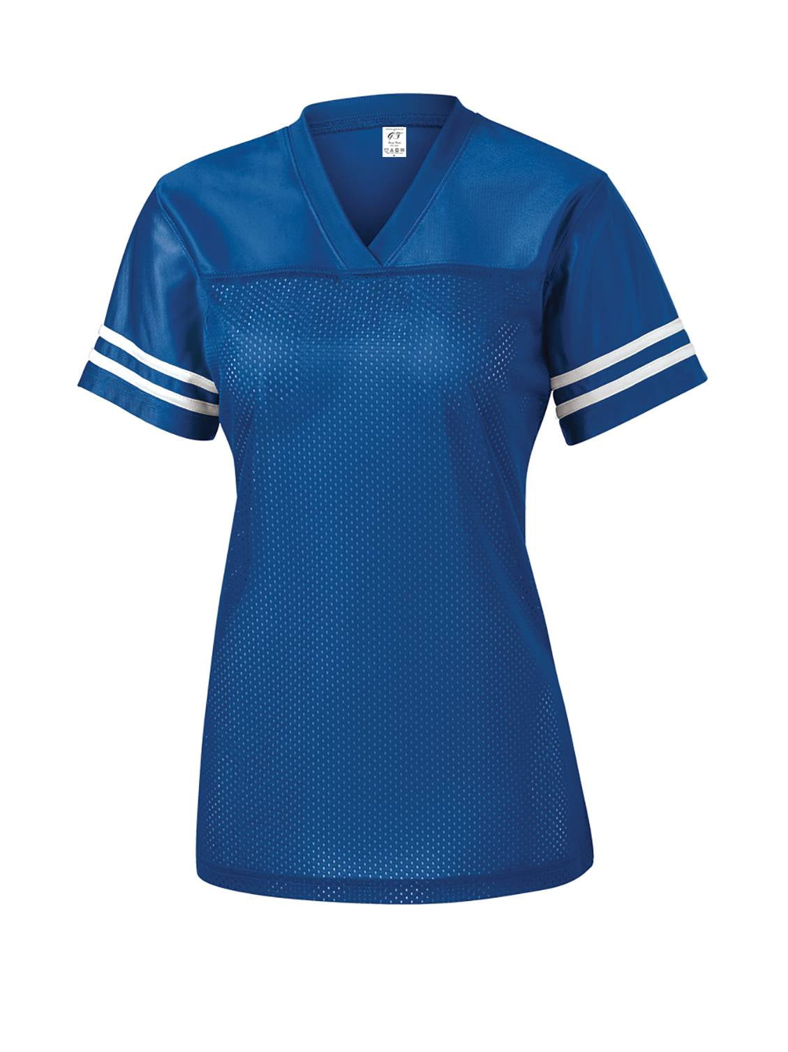 Gravity Threads Chemise Réplique pour Femmes - Vrai Royal/blanc - Moyen