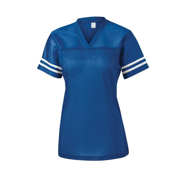 Gravity Threads Maillot Réplique pour Femmes - Bleu Royal/blanc - Très Petit