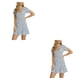 thumbnail image 2 of Minnieouse Vestidos con cuello en V para dama Estampado de flores rotas Tallas múltiples Mujeres sexy Vestido con estampado Trabajo Fiesta de Caqui S 2piezas Minnieouse CBP375213, 2 of 6