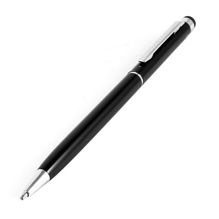 Unique Bargains Multi-use Black Ink Ballpoint Touch Stylus Pen for Mobile