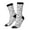 3 Black, variant on winter Ski Element Crew Socks for Men & Women, Breathable Casual Athletic Ankle Socks