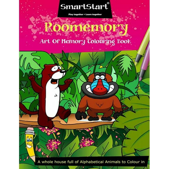 Roomemory: Art of Memory Colouring Book, (Paperback)