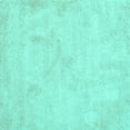 thumbnail image 1 of Ahgly Company Indoor Square Abstract Turquoise Blue Contemporary Area Rugs, 6' Square, 1 of 4