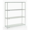 thumbnail image 3 of Nexel 18607EP Nexelate Wire Shelving, Silver - 60 x 18 x 74 in., 3 of 4