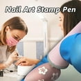 thumbnail image 6 of 10pcs Nail Stamp Pen Set with Unique Patterns DIY Manicure Art Tool Kit 10PCS, 6 of 7
