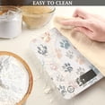 thumbnail image 6 of High Precision Digital Kitchen Scale Tempered Glass Food Scale Multifunction Scale Small Kitchen Appliances Watercolor Dog Paw Prints, 6 of 7