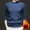 A Blue, variant on Men's Fleece Lined Sweater Solid Pullover Sweater Casual Knit Crewneck Long Sleeve Sweater Fall Winter Thickened Thermal Warm Sweater Beige XXL