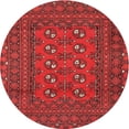 thumbnail image 1 of Ahgly Company Indoor Round Traditional Red Persian Area Rugs, 4' Round, 1 of 6